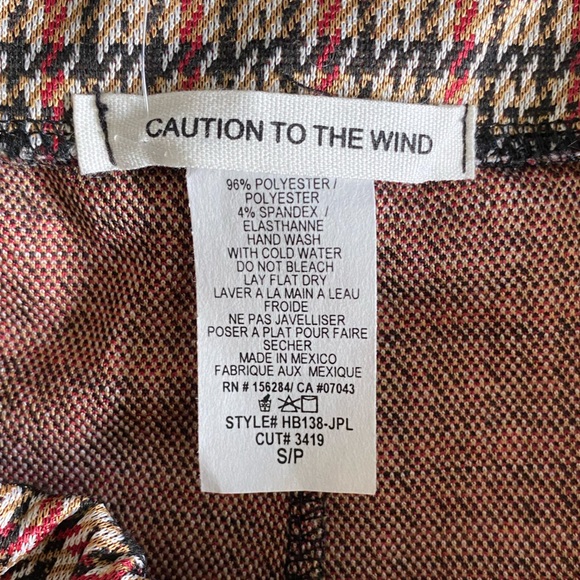 Plaid Flared Pants - Picture 3 of 3